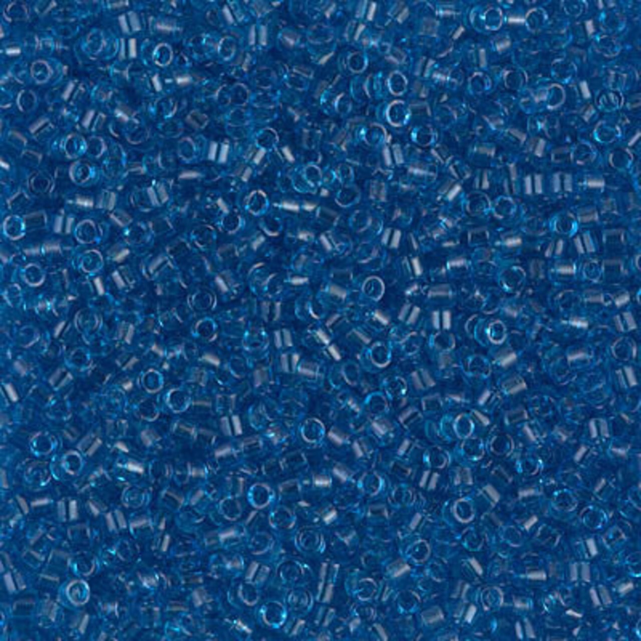 Miyuki Delica Bead 11/0, DB0714, Transparent Capri Blue, 5 grams